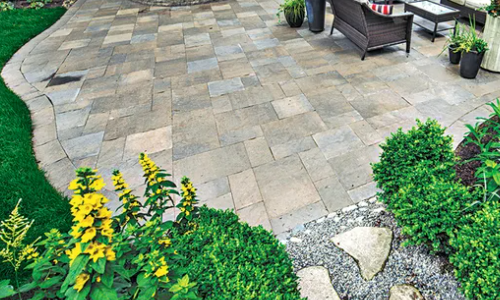 backyard patio paver